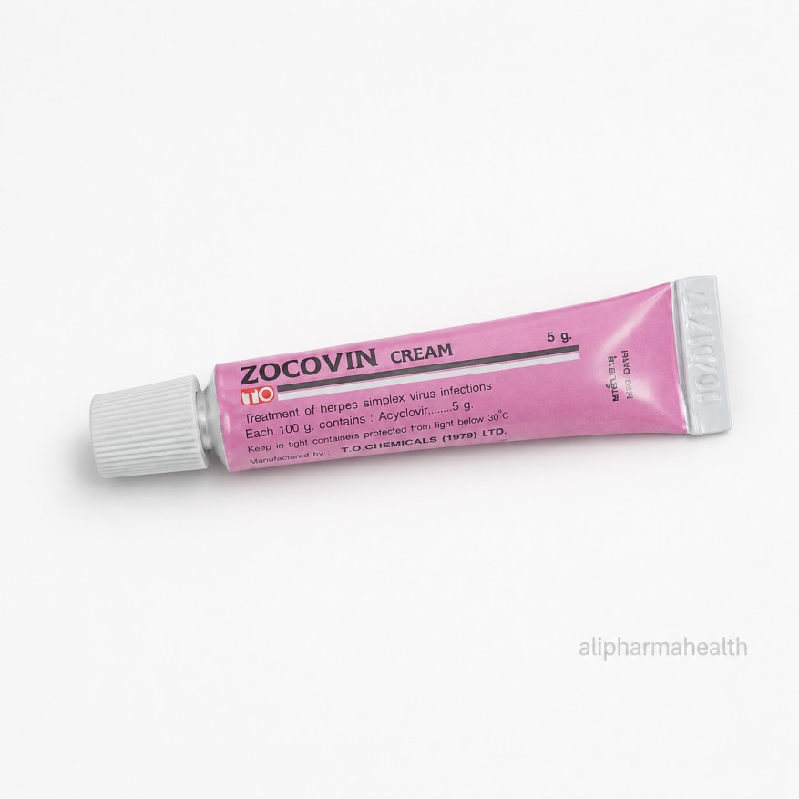 Acyclovir 5% Cream (Zocovin) Acyclovir 5% Cream (Zocovin) for cold sores, genital herpes, and herpes simplex virus skin infections